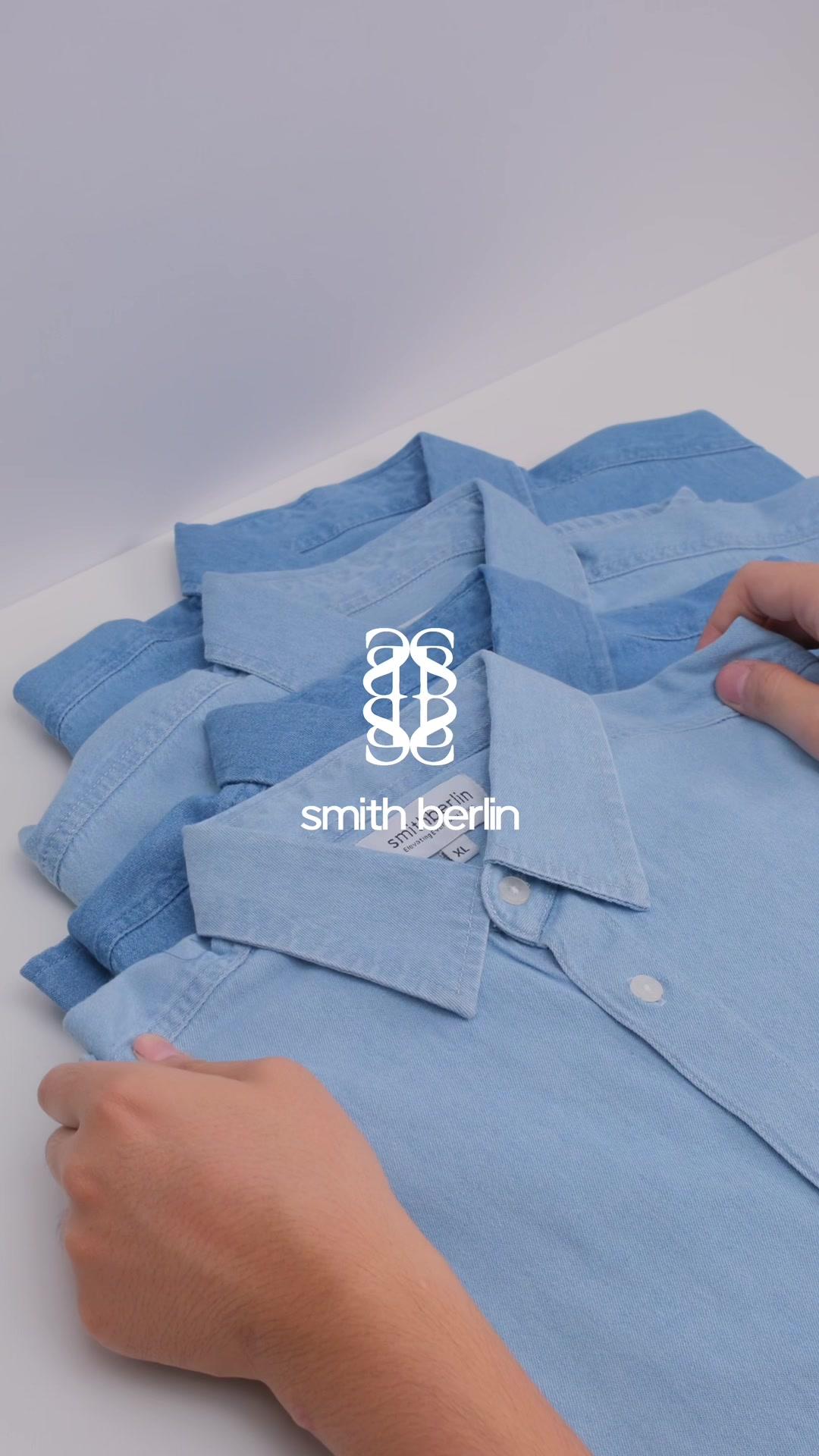 #SmithBerlin #kemejapria #kemejadenim #denim