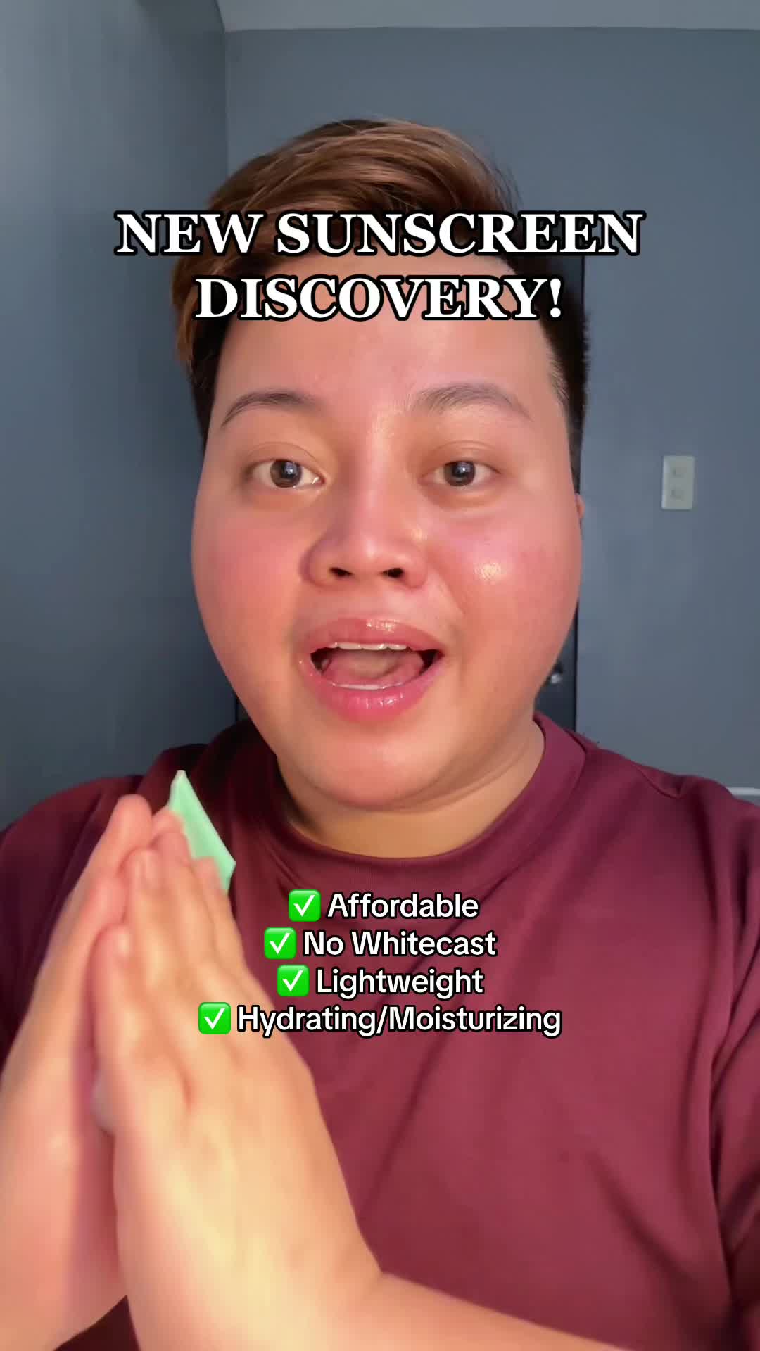 I highly recommend this sunscreen, and if you're looking for a new sunscreen to try from gay skincare, you may want to try it friendly.