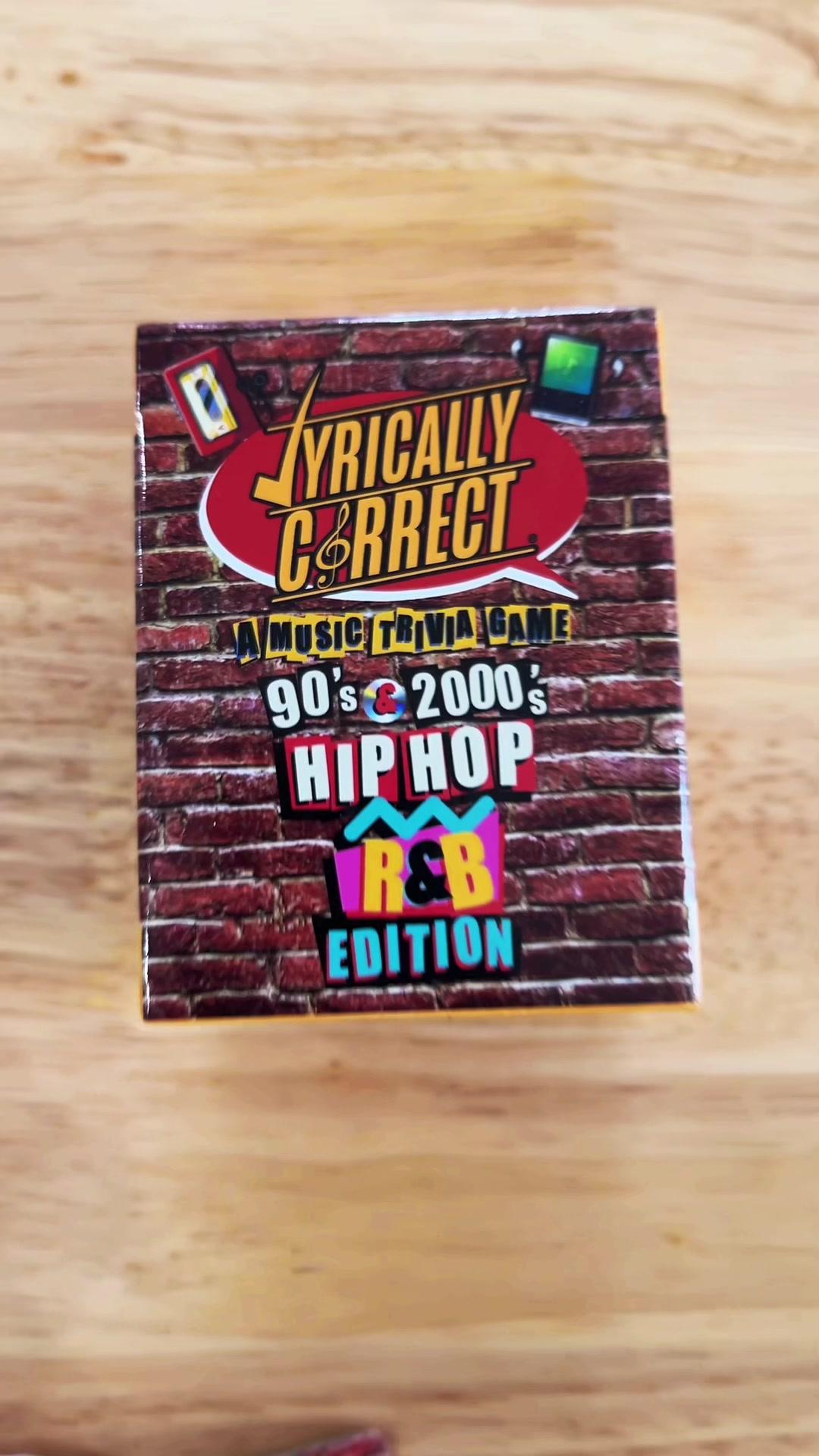 If you love hip hop and R&B from the 90s and early 2000s then this game will be a hit at your next game night.