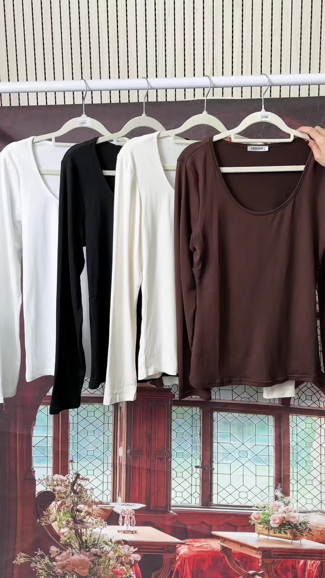 #2piece #longsleevetop #scoopneck #stretch #tiktokshopblackfriday