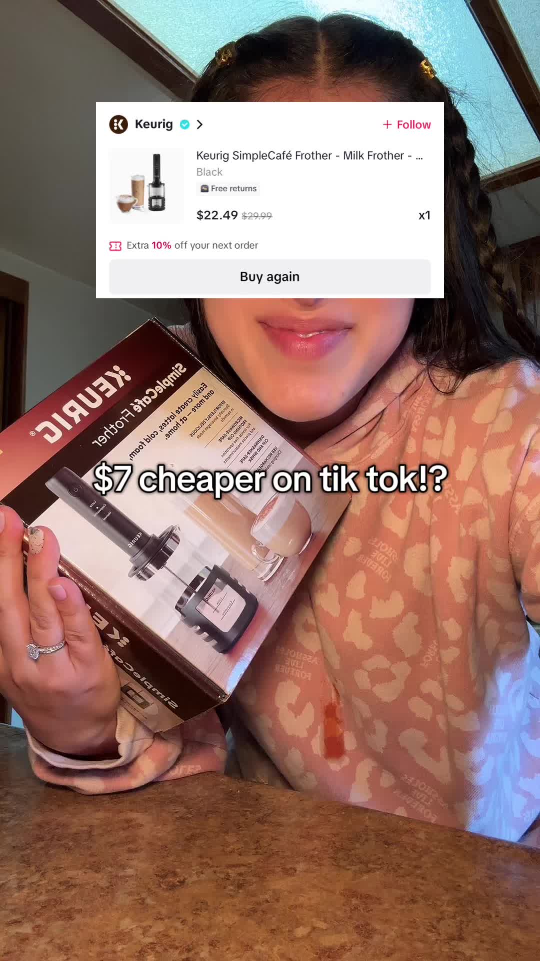 Im So excited to try it #tiktokshoprestock #tiktokshopmothersday #keurig #coffeetok #latte