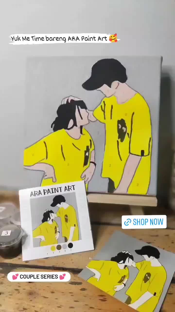 COUPLE SERIES PAINT BY NUMBERS Kado Painting | PAINTING KIT