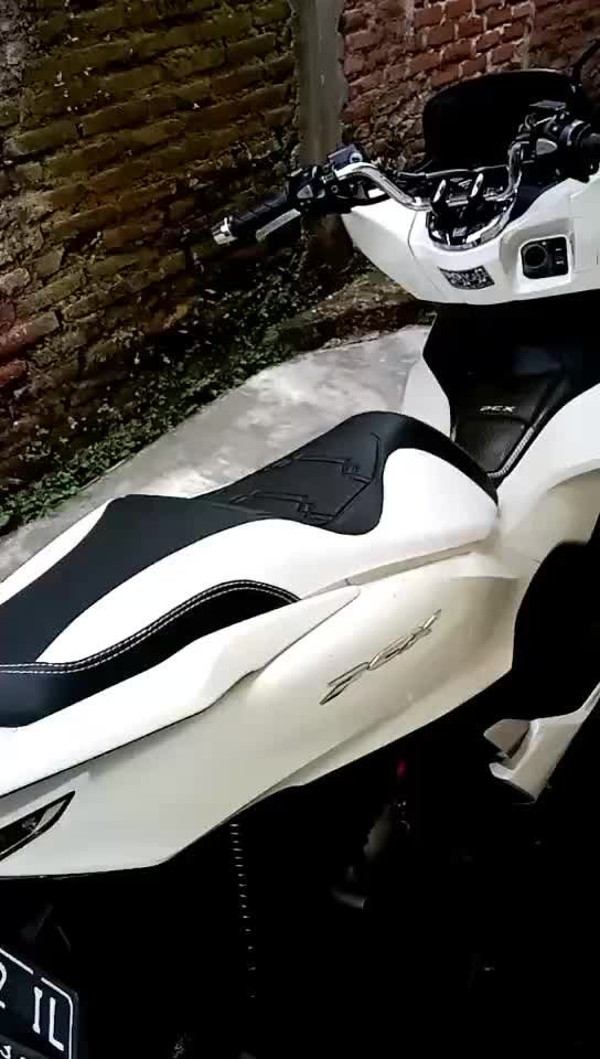 Kulit Jok Motor Custom Plus Sandaran tengah