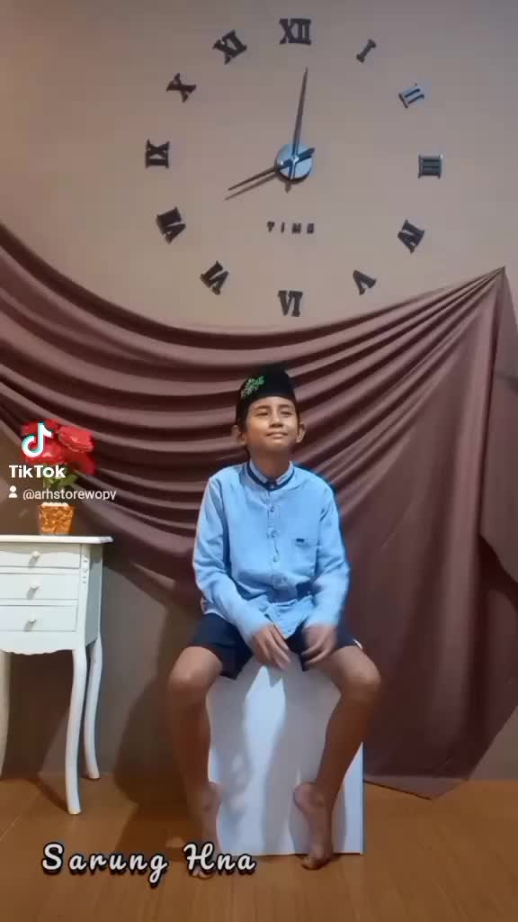 sarung anak instan dengan karet pinggang Katun Salur Lembut Nyaman Motif Muslim Celana Pria Dewasa Remaja Tangan Kurta Kotak Kain Tenun Tebal Koko Pendek Baju Setelan