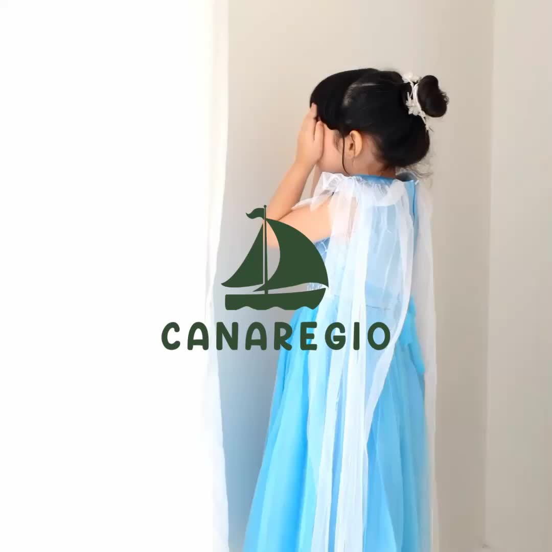 BAJU FROZEN GAUN PESTA ANAK FROZEN BAJU PESTA ULANG TAHUN COSPLAY FROZEN ANAK
