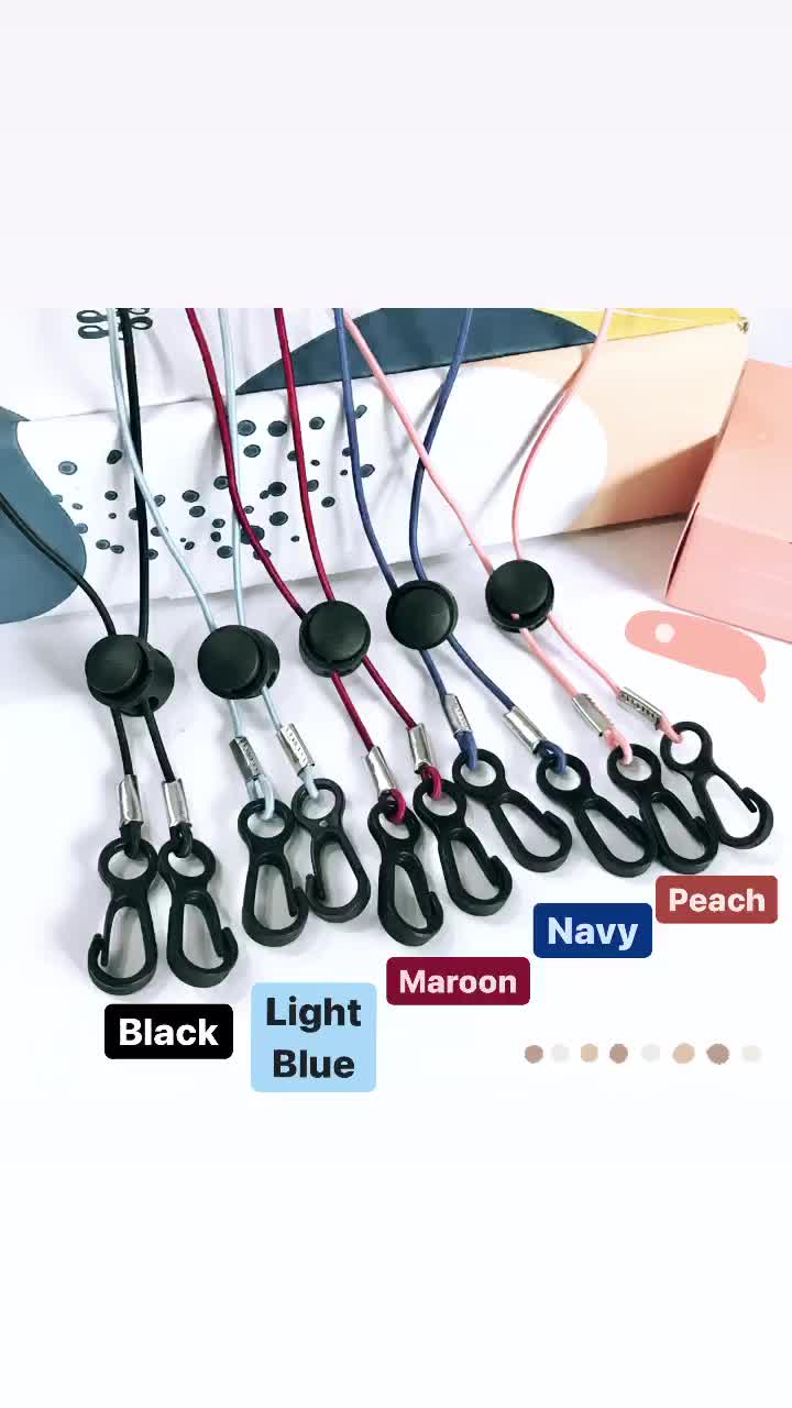 BELI 6 FREE 1 / STRAP MASKER MEDIS POLOS / SIMPLE SERIES STRAPMASK/ PENGAIT KALUNG MASKER / CONNECTOR MASKER Daily Daily