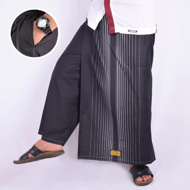 sarung celana wadimor dewasa motif salur Muslim Nyaman Katun Pria