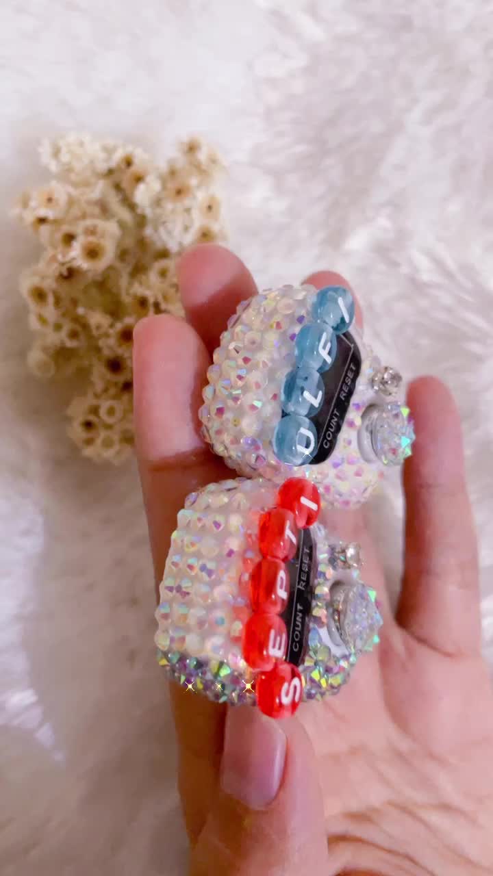 Tasbih digital cantik svvarovski alat hitung dzikir custom nama