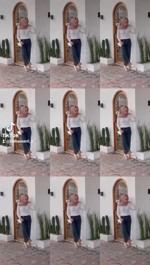 BISA COD kulot jeans highwaist OOTD terlaris Polos Low Waist Celana Karet Wanita Panjang Hitam Denim Cewek