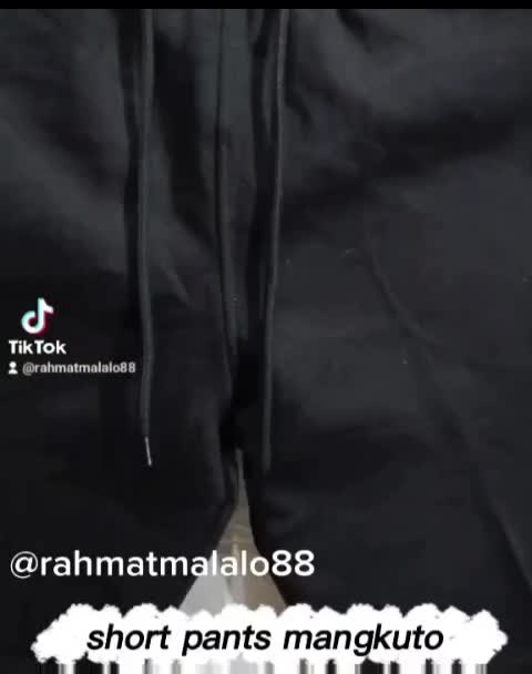 CELANA PENDEK BOARDSHORT /CELANA PENDEK BEBY TERY /CELANA PENDEK PRIA / Polos Santai Hitam