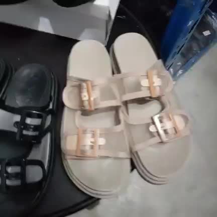 AGI0399 Sandal Slop Wanita Double Strap Buckle Bisa COD (With Box)
