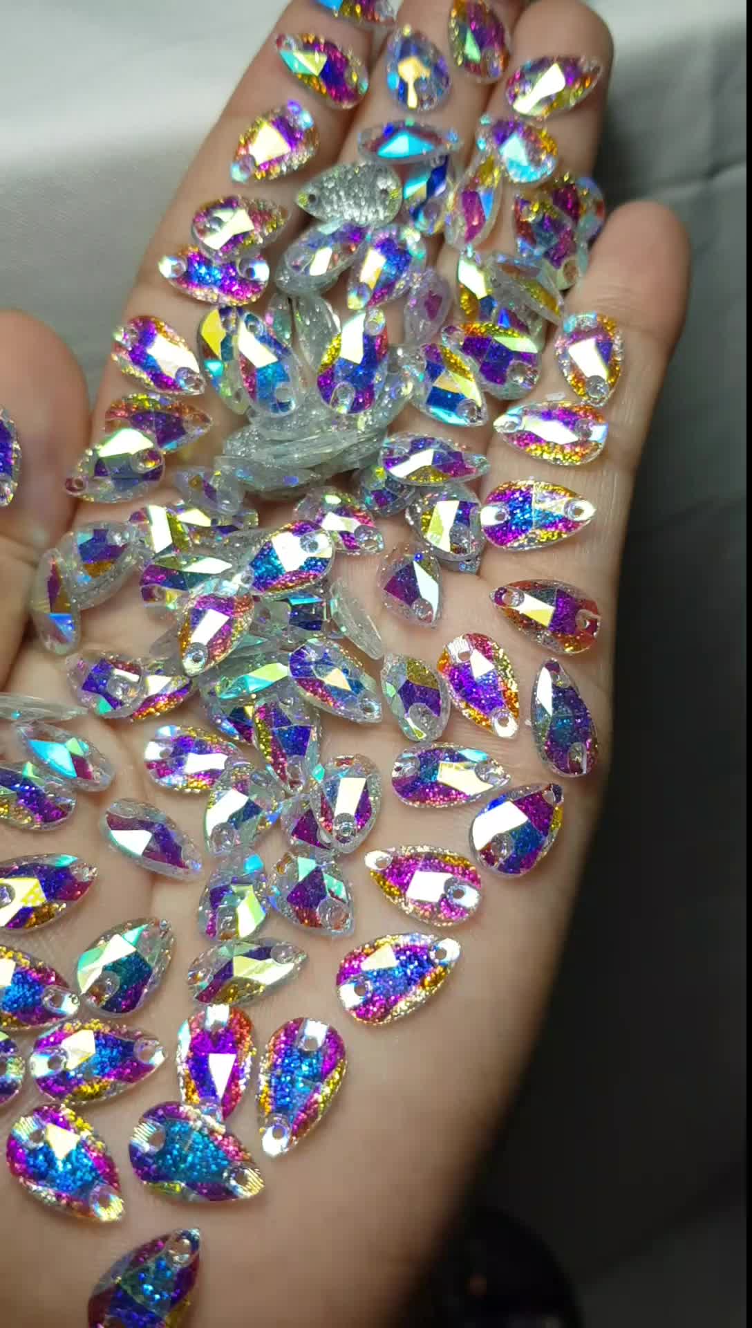 diamond tetes gliter 100 bji dan 45 bji berkilau, payet unik, mote mote, manik manik, batu batu