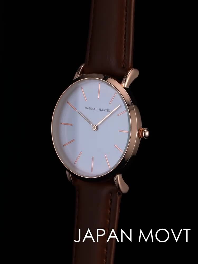 HANNAH MARTIN Jam Tangan Wanita Sangat tipis 100% Original  CH36-FH hadiah watches