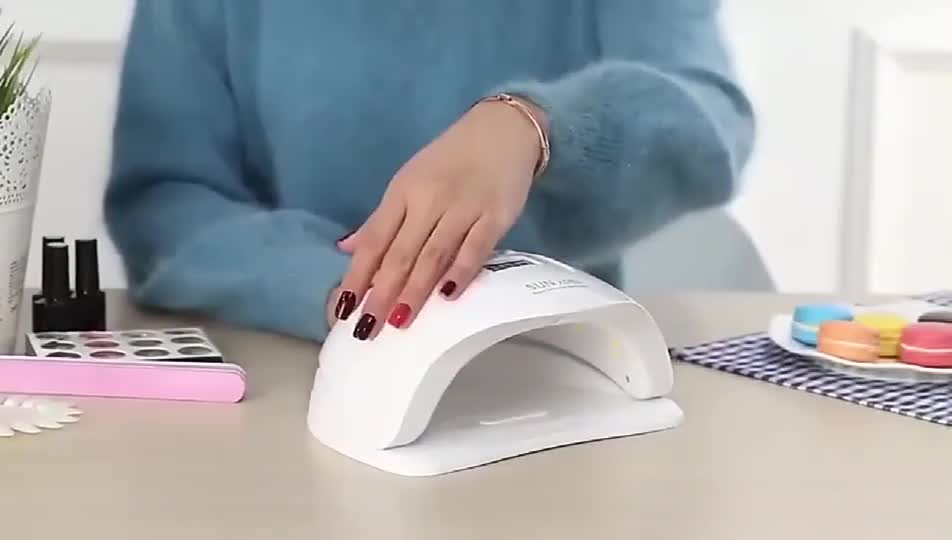 Pengering kutek Kuku UV LED nail dryer  lebih cepat kering bisa untuk semua jenis kutek infr 45 LED
