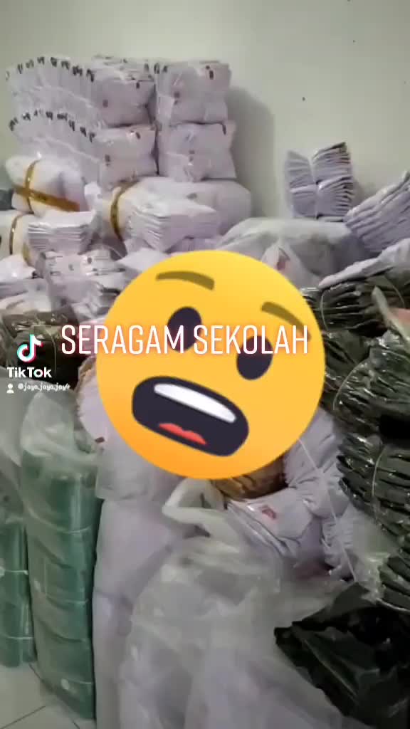 Setelan super lengkap seragam sekolah SD merah putih baju lengan pendek celana merah panjang anak laki laki kelas 1_6 SD