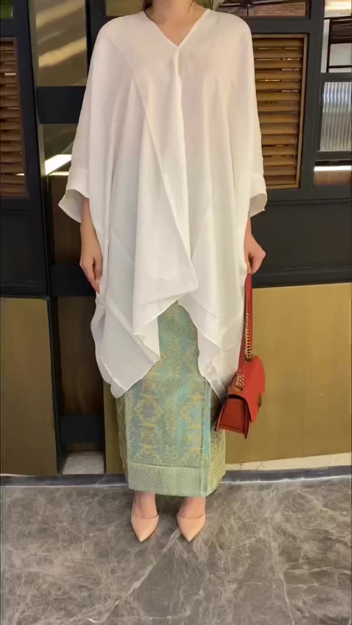 BLOUSE KAFTAN TUNIK ARUNA (HANYA ATASAN)