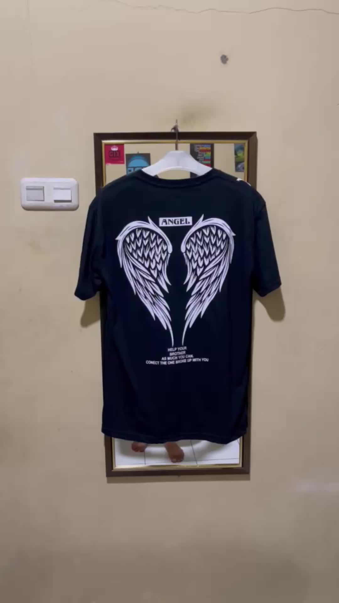 GIX  KAOS DISTRO  MALAIKAT SAYAP ANGEL TERBARU KATUN COMBED TERLENGKAP