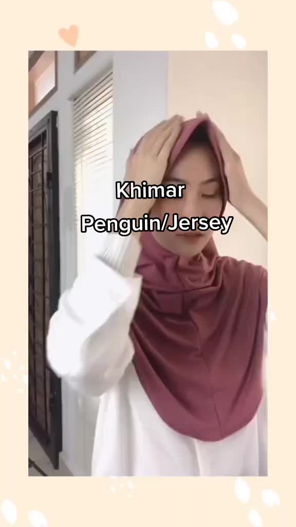 hijab jersey premium jilbab pinguin jersey
