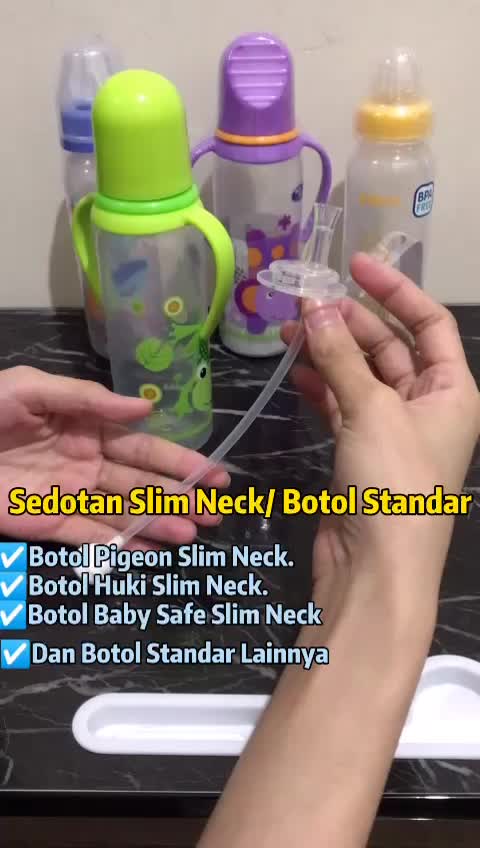 Dot/Sedotan Untuk Botol standar 240ml dan 120ml SS101 (TANPA BOTOL) ukuran botol 120ml dan 240ml Bayi Bunda Minum Accessories Tumpah