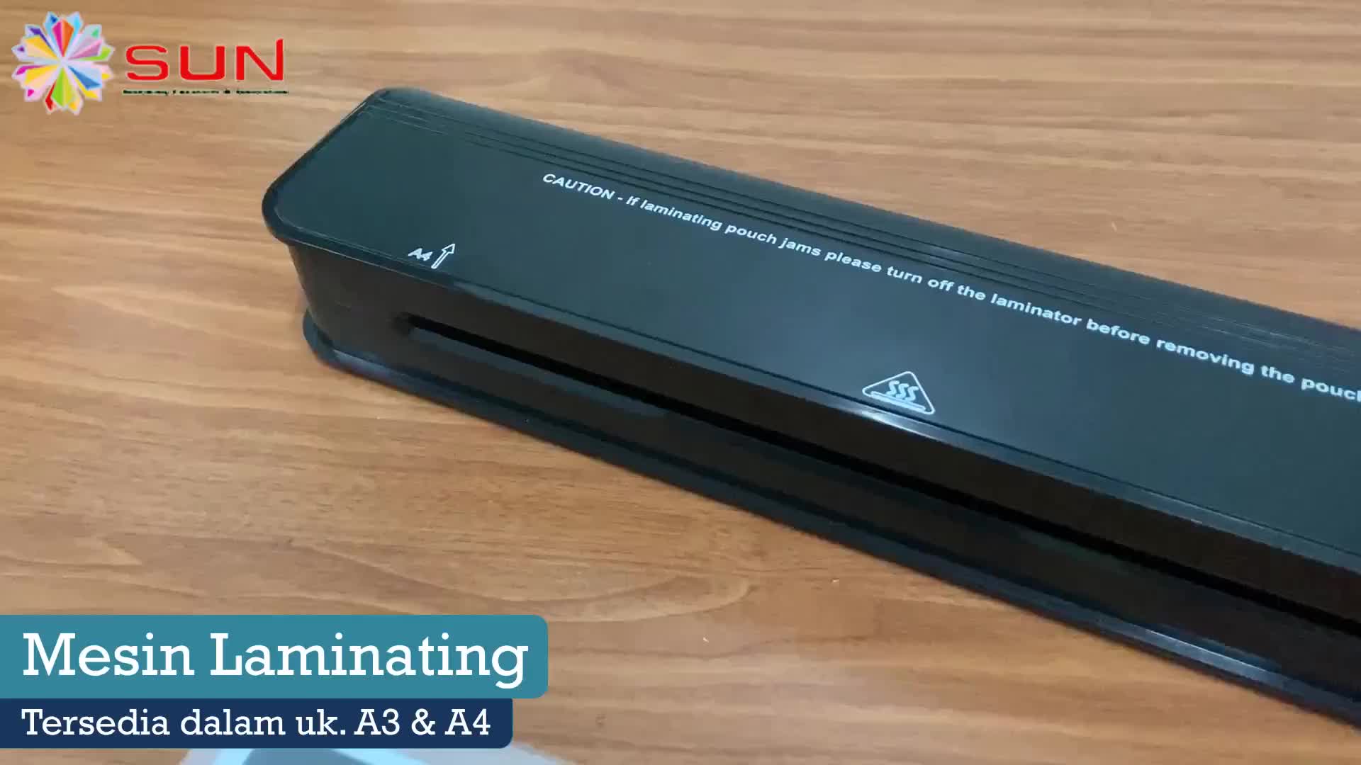 Mesin Laminating A3+ ( 320 mm ) - LME001A3 / 6 IN 1 821 ( Bisa Laminating Panas dan Laminasi Dingin, untuk KTP, Ijasah, KK, Sertifikat, Akte, Dokumen, Kertas Foto )
