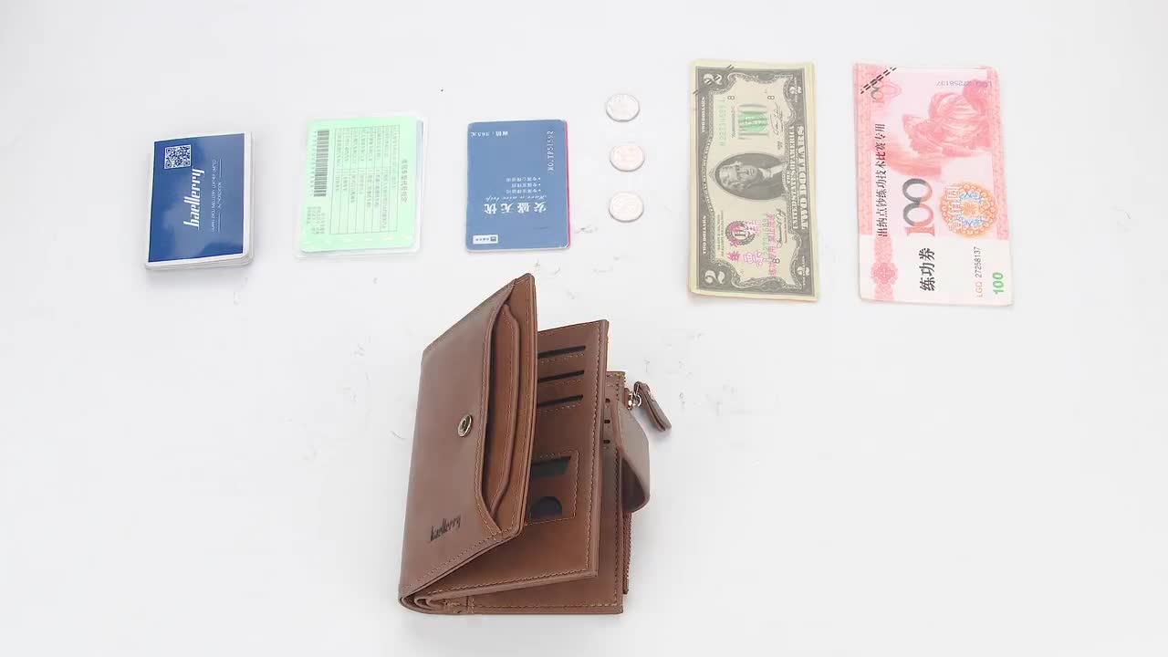 Baellerry Dompet Pria Kartu Pendek D3218