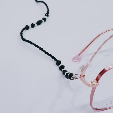 COD Tali Strap Kacamata Rantai kacamata manik simple hitam unik Terlaris Viral [TR3]