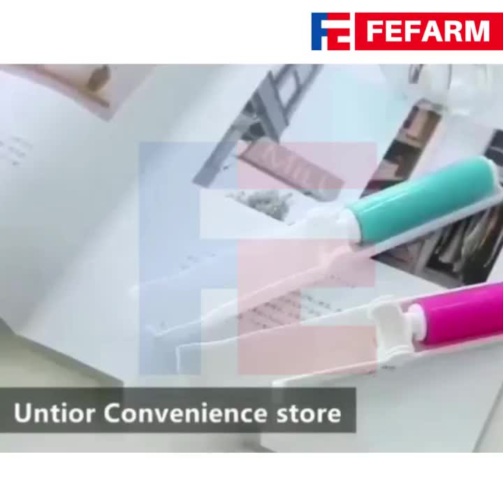 Pembersih Bulu Kucing Anjing Roller Lipat Membersihkan Pakaian Kain Dari Bulu Hewan Peliharaan Fefarm