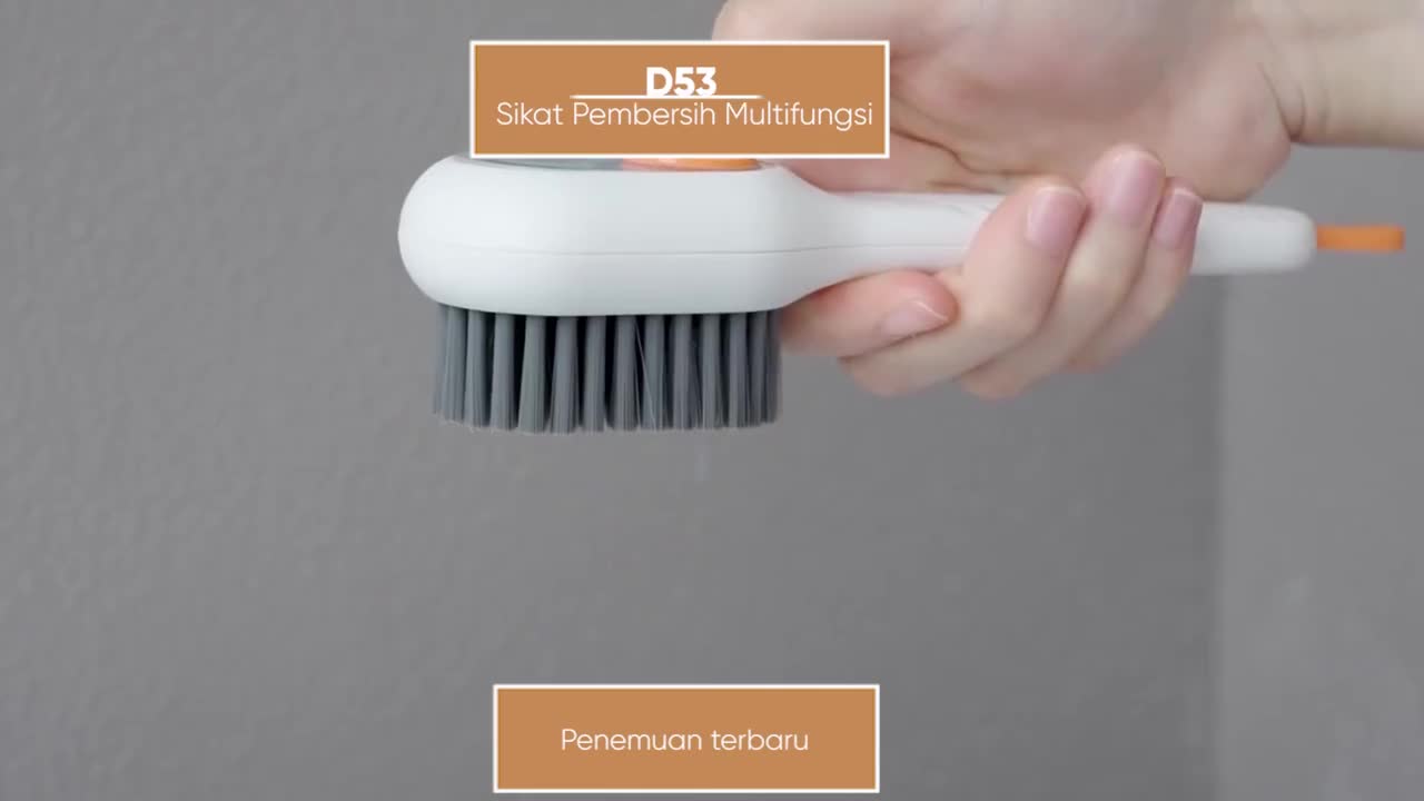 [BELI 2 LEBIH HEMAT] ANGOLA Sikat Pembersih Multifungsi D53 Sikat Pembersih Sepatu/Baju Cleaning Brush With Liquid Dispenser gantungan karet