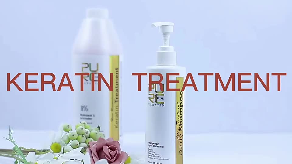 PURC Smoothing Keratin Treatmen 5% 8% 12% Share In 100ml Pelurus Rambut Rusak Haircare Catok Catokan Melembutkan Perawatan Treatment Shampo