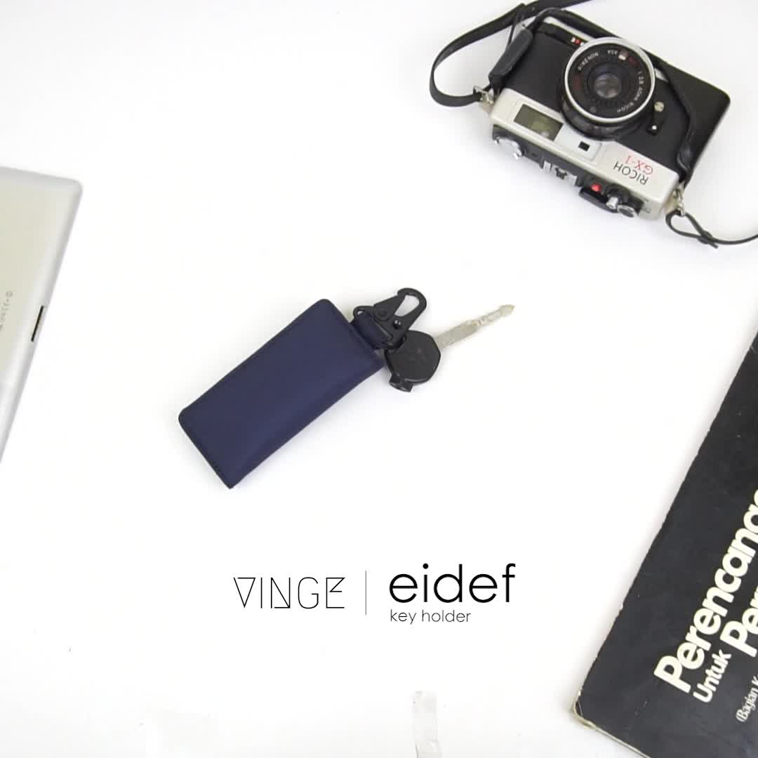 VINGE Gantungan Kunci Kendaraan Gantungan Water Repellent EIDEF Black Grey Army
