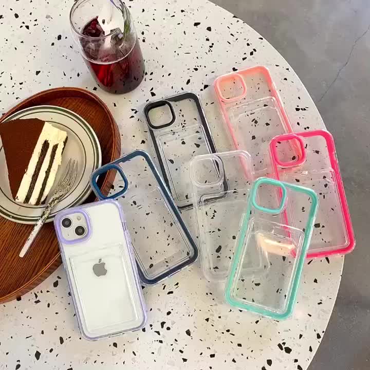 Case SM A33 A32 5G A52 A52S A51 A71 A72 A22 M22 Pocket Case Bumper Card Slot Wallet Full Cover Softcase casing tempat kartu foto