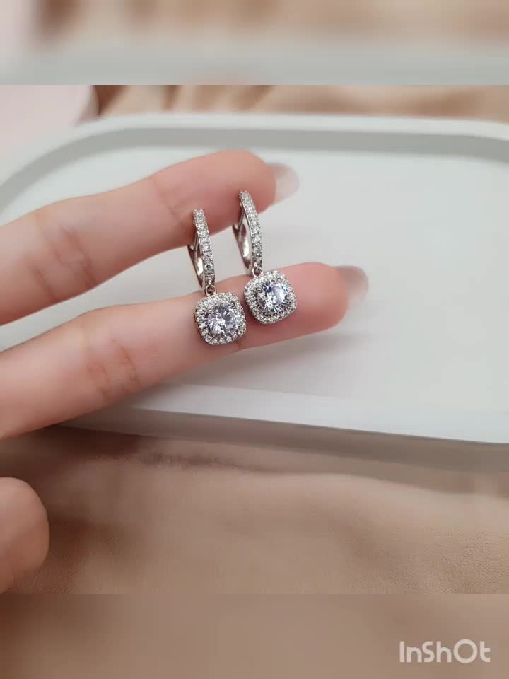 Anting Korea Wanita Premium Halus Mewah Zircon A0084