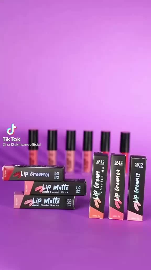 LipCream SR12 mampu memberikan warna yang menawan