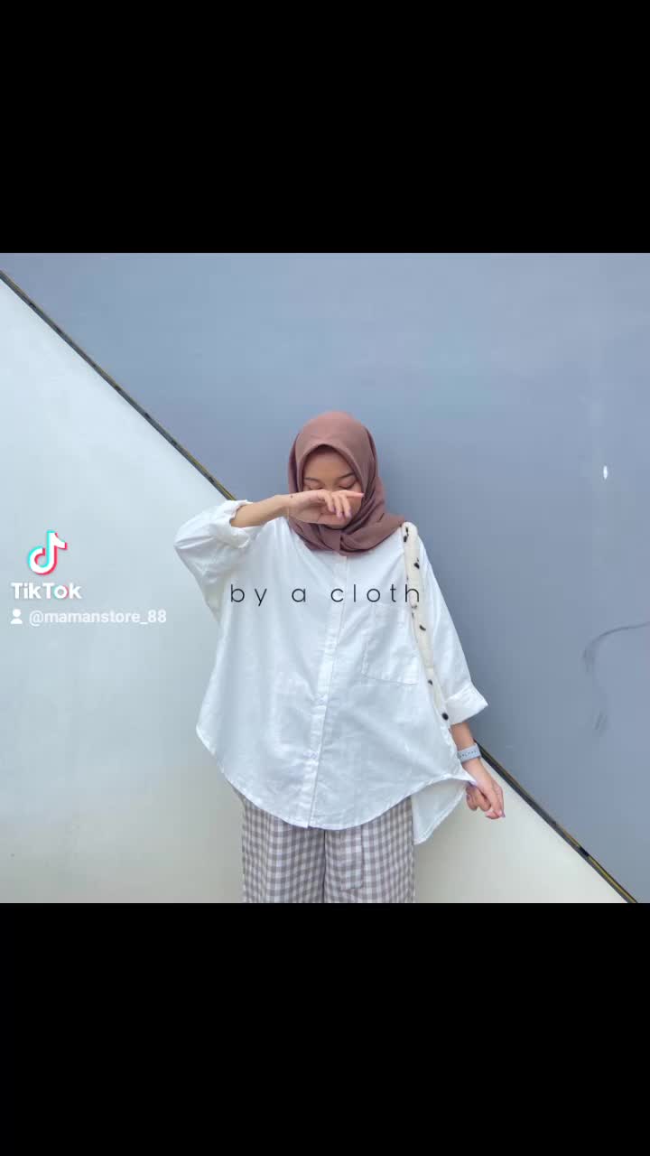 Kemeja Linen Oversized Wanita Termurah