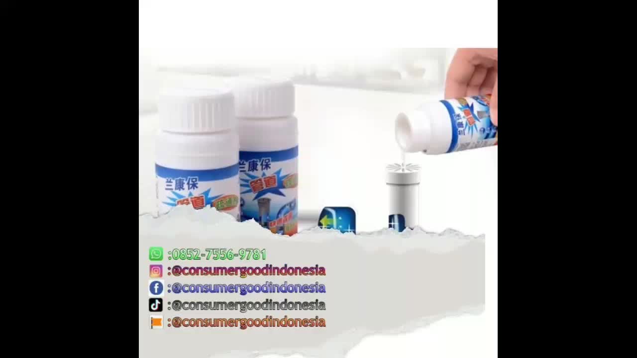 Obat Bubuk Pelancar Pembersih Saluran Wc Toilet Kamar Mandi Westafel Sumbat Tumpat Mampet