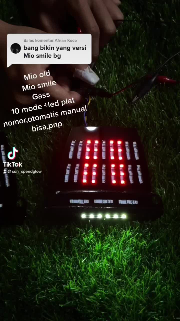 Lampu running mio lama