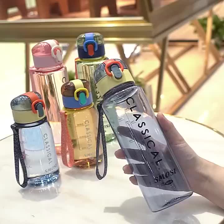 BOTOL MINUM CLASSICAL SMOSI FREE SARINGAN 800 ML / BOTOL MINUM OLAHRAGA