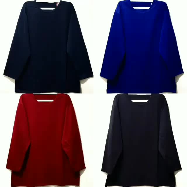 ( COD ) KAOS POLOS LENGAN PANJANG JUMBO OVERSIZE  XXXL LD 130 - XXXXL LD 140 / KAOS POLOS / OVERSIZE / DISTRO / KAOS JUMBO PRIA / KAOS JUMBO WANITA / T-SHIRT / PAKAIAN PRIA
