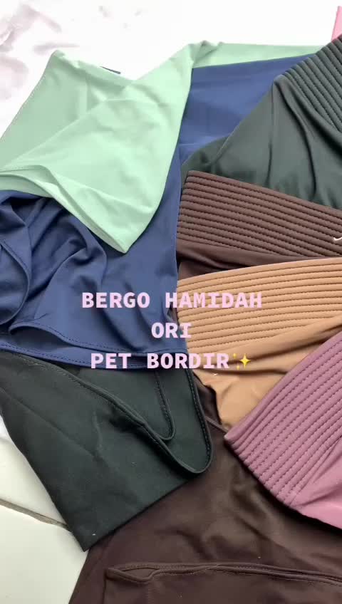 Hamidah - HIJAB BERGO HAMIDAH SIZE L Kerudung Oval