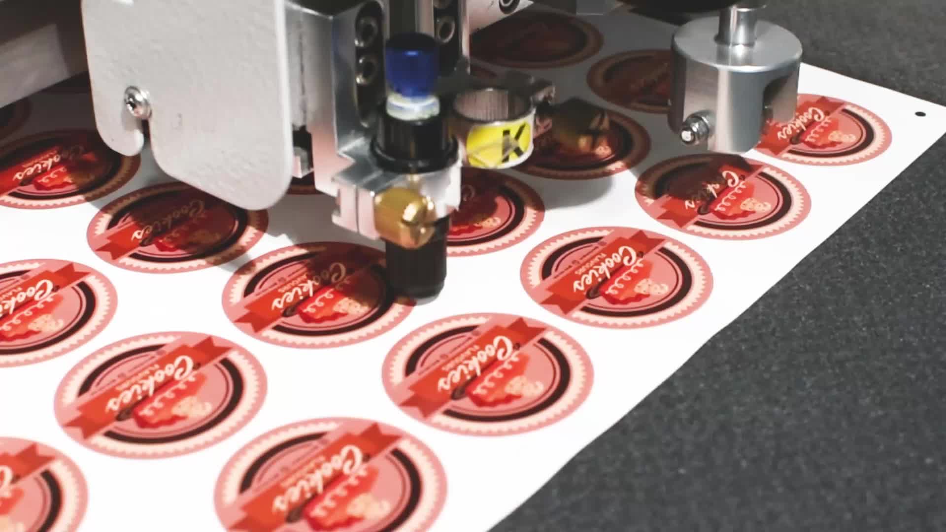 Custom Sticker Label Vinyl Bulat A3 Stiker