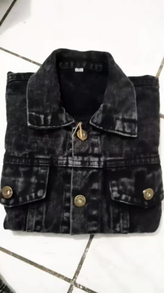 Jaket Jeans Anak Laki Sandwash Snow Black Levi Originl Kloncloth