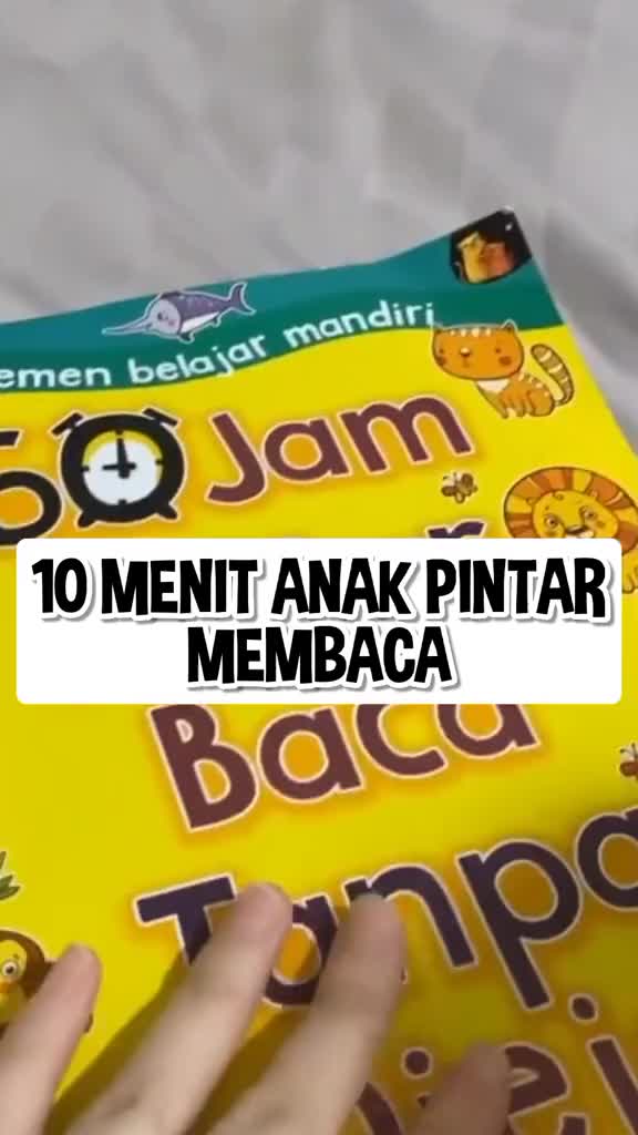 Buku Belajar Membaca 60 Jam Pintar Baca Tanpa Dieja Anak Tk Paud Sekolah