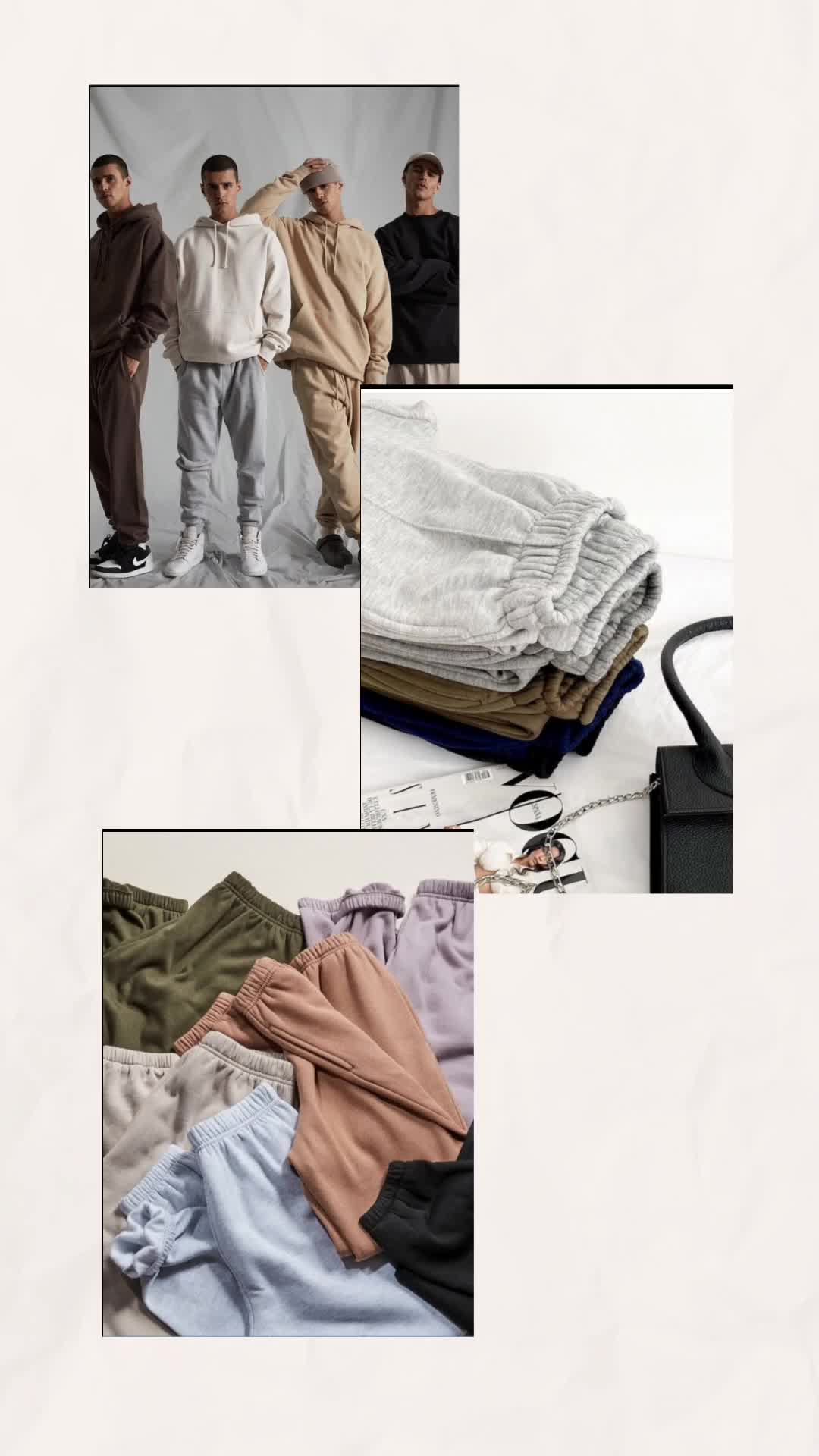 Setelan Sweater Celana Panjang Casual K Dewasa Katun Unisex Crewneck Jogger Pria Polos