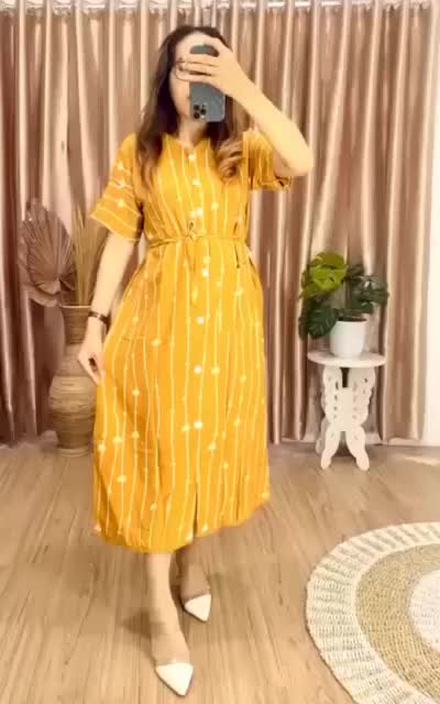 Daster Dress Andin Motif Lisa Love Rayon Tebal