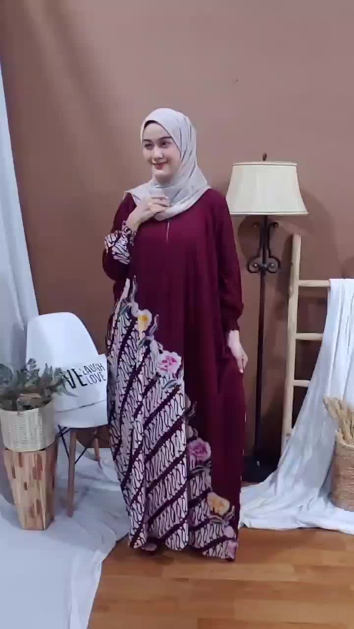 Gamis Kaftan Wanita Cap Sofia Rayon Super Tebal