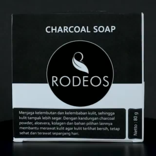RODEOS MEN ORIGINAL Sabun Wajah Lelaki Tampan dengan Charcoal Soap
