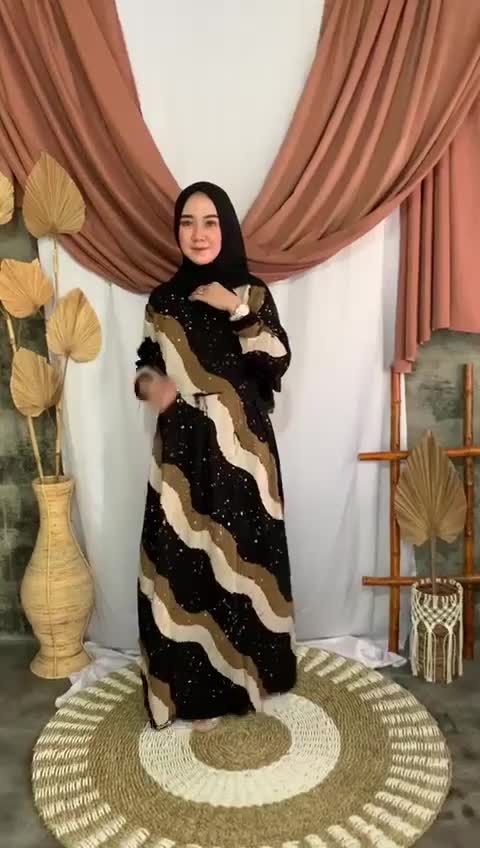 Gamis Twill Rayon Super Motif Terbaru 2022 Size ( S M L XL XXL ) JUMBO Bisa COD Hitam Cokelat Navy Putih