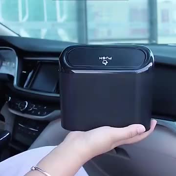 Uriba - Tempat Sampah Mobil - Kotak Penyimpanan Mobil Serbaguna - Car Trash Can Garbage Bin Car Storage Box