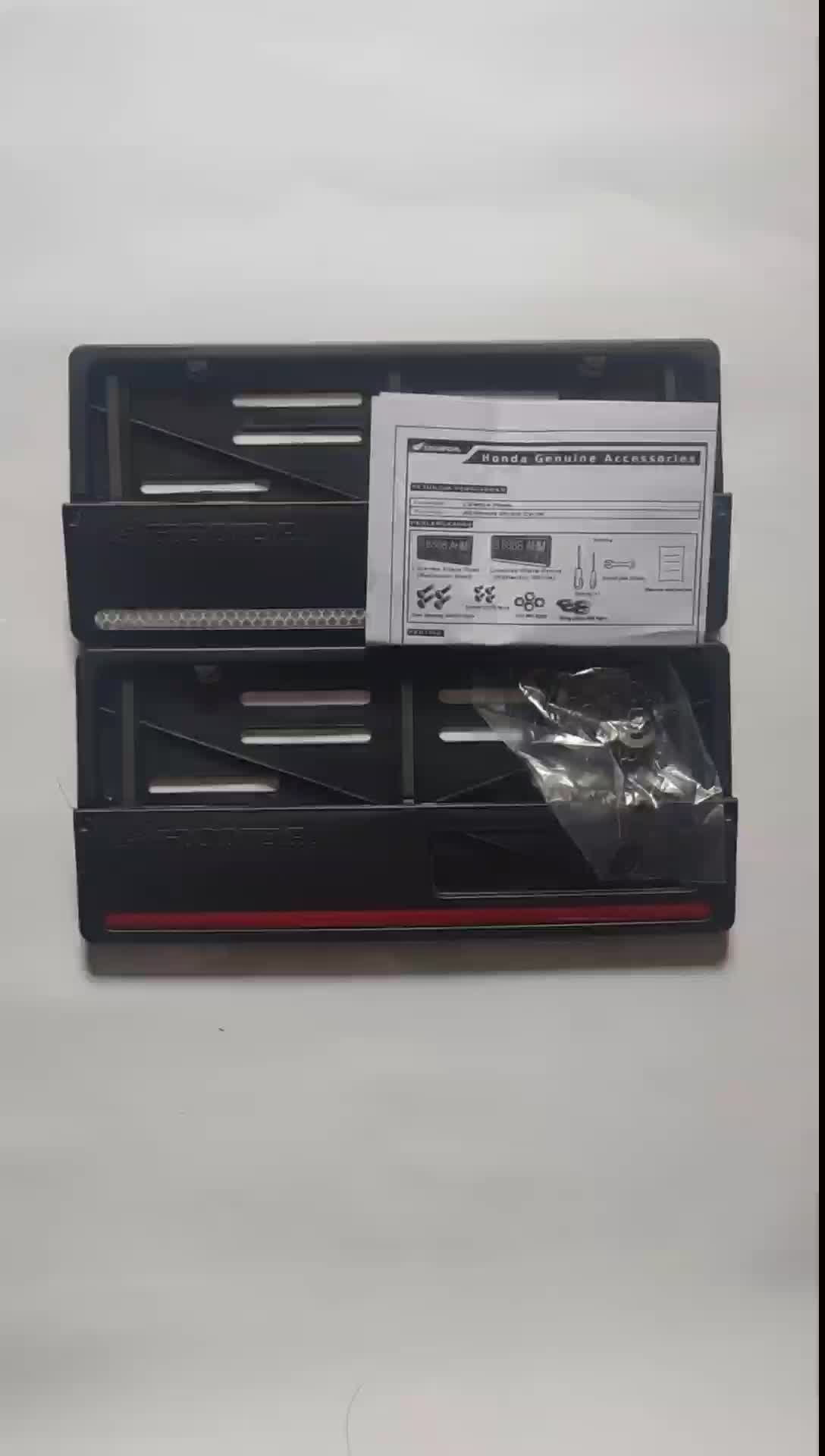 Tempat Rumah Dudukan Plat Nomor Motor HONDA Pelat Nomer Motor Baut