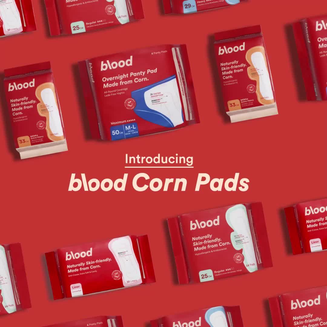 Corn Pads / Pembalut dari Jagung | Bebas gatal & ultra thin - 25cm, 29cm, 33cm, 41cm